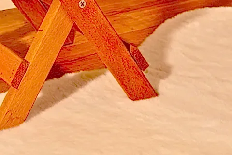 TAPPETO REX TAVŞANI DOUBLE POST, 22 MM, KREM, 60X100