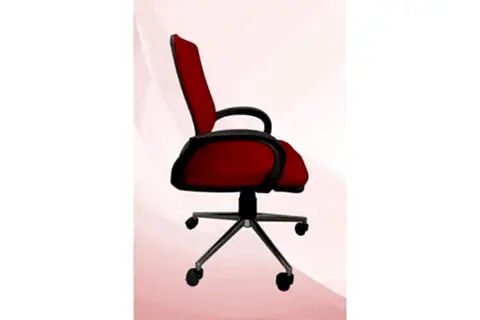 ZİENA OFİS ÇALIŞMA SANDALYESİ TEKERLEKLİ, KIRMIZI