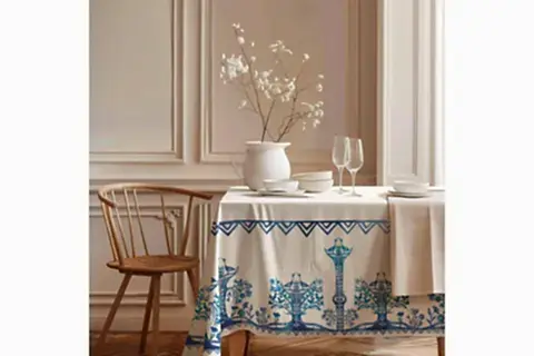 EGE MASALI PAMUK MASA ÖRTÜSÜ, 100X100 CM