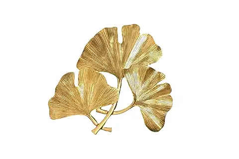 DUVAR AKSESUARI SALKIM YAPRAK, GOLD