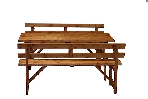 MSM BANKLI PİKNİK MASASI, 6 KİŞİLİK