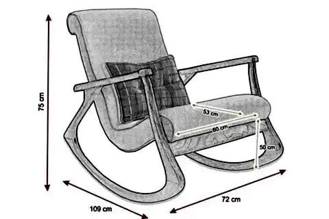 EKOL SALLANAN SANDALYE, GRİ, DİŞBUDAK, NATUREL AYAK