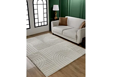 ELİT KOLEKSİYONU MAKİNE HALISI, BUKLELİ, KREM, 80X150