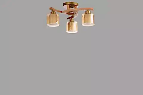 WESTON ÜÇLÜ NATUREL ÇİFT CAMLI PLOFONYER AVİZE