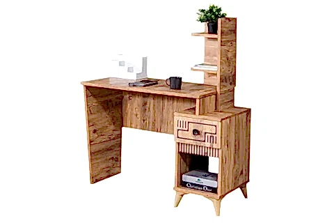 ATLANTİK KİTAPLIKLI ÇALIŞMA MASASI