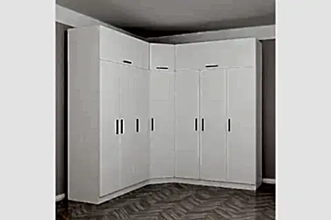 MİNAR KALE GARDIROP, 7 KAPAKLI, BEYAZ, 210 CM