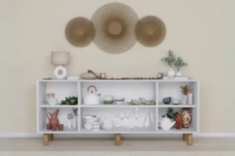 BOHEM SERİSİ NATURA KONSOL, BEYAZ, 180 CM