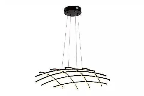 BRİAN 92 WATT AVİZE, MAT SİYAH