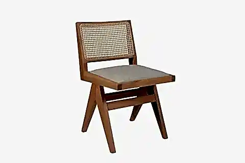 NİVA AHŞAP HAZERANLI NATURAL SANDALYE