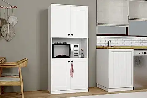 LUCAS ÇOK AMAÇLI DOLAP, BEYAZ, 4 KAPAKLI