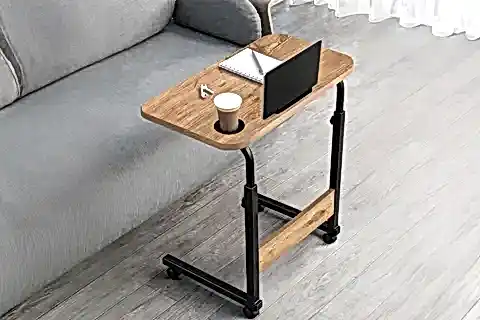 BAMBU YÜKSEKLİK AYARLI LAPTOP SEHPASI, ÇAM, 60X40