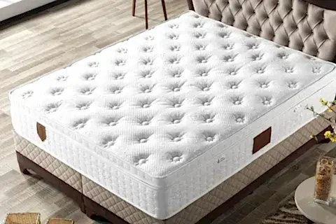 BEDCRAFT STARLINE PLUS FERMUARLI PEDLİ ULTRA FULL YAYLI ÇİFT KİŞİLİK YATAK, 150X200