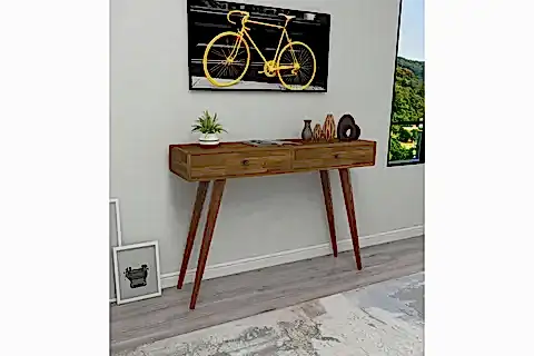 WOODFACE TESLA DOĞAL AHŞAP DRESUAR, CEVİZ