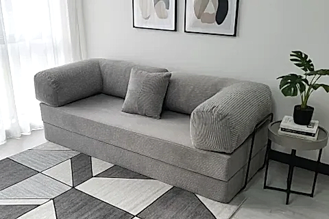 LUMİ İKİLİ KOLTUK, GRİ, 80X160