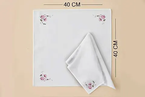 SOFT FLORAL PAMUKLU DÖRT ADET PEÇETE