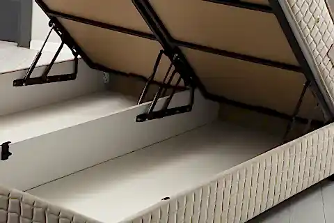 SAFİR BAZALI KARYOLA, KAHVERENGİ, 120X200