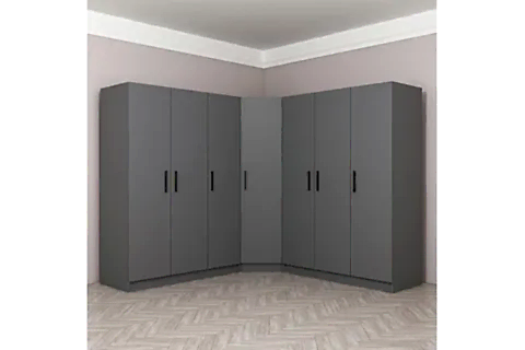 MİNAR KALE GARDIROP 9,  7 KAPAKLI,  190 CM