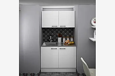 EVA 100 CM ÇELİK EVYELİ MUTFAK DOLABI