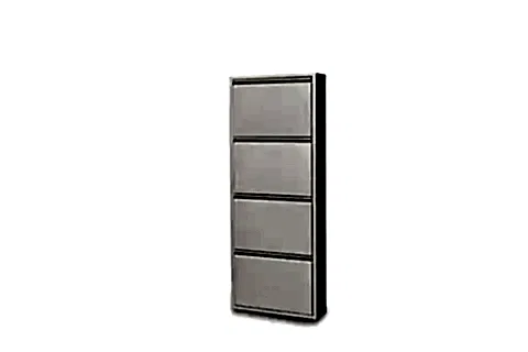 TUBİHOME METAL AYAKKABILIK, 4 BÖLMELİ, KREM