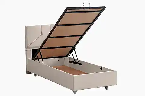 WİCK BAZA VE BAŞLIK SETİ, KREM 140X190