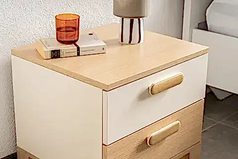 MOKİDO KOMODİN, 2 ÇEKMECELİ, AYTAŞI MEŞE