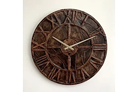 DERİ DUVAR SAATİ