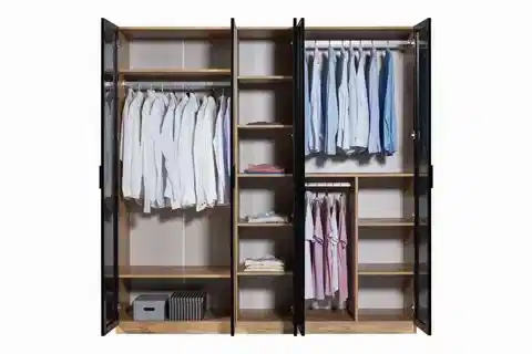 ETİ CAM GARDIROP, 5 KAPAKLI