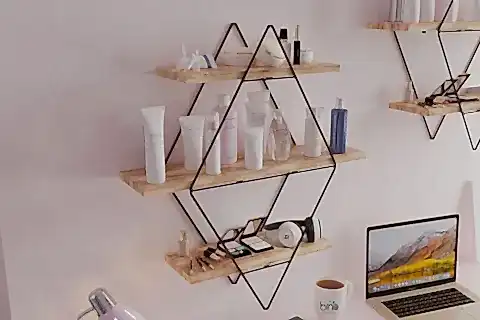 BİNO BÜYÜK BOY PRİZMA MUTFAK BANYO RAFI, SİYAH