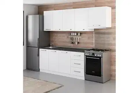 MİNAR PARME 250 CM MUTFAK DOLABI BEYAZ 4