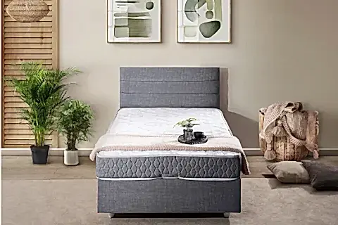 SOFİA BAZA BAŞLIK SETİ, GRİ, 90X190