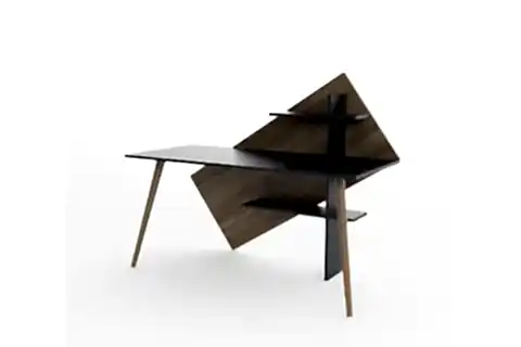 LAGOMOOD RÜZGAR ÇALIŞMA MASASI, ANTRASİT CEVİZ