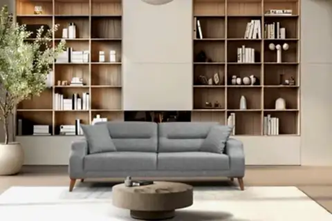 ANKA ÜÇLÜ KOLTUK, AÇIK GRİ