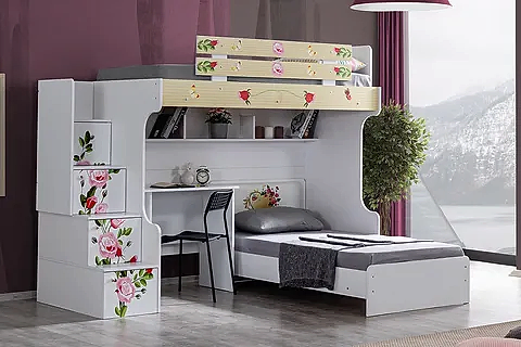 MİRA RANZA KARYOLA MASA DOLAP TAKIMI, 90X190