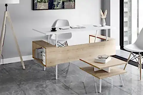 LAGOMOOD İRONY JOLİNE OFİS TAKIMI, MEŞE BEYAZ