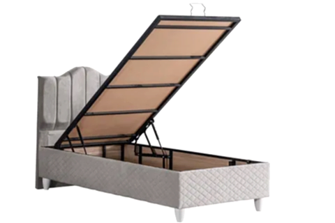 TREND BAZA VE BAŞLIK SETİ, AÇIK GRİ, 90X190