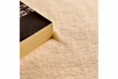 YIKANABİLİR POST PELUŞ ÇOCUK HALISI, KREM, 75X100