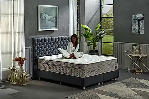 PUUF AVENTUS LATEKS TEK KİŞİLİK YATAK, 90X190