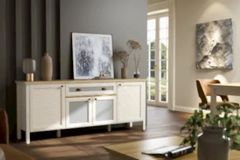 VALENA KONSOL ÇOK AMAÇLI DOLAP, 4 KAPAKLI 2 ÇEKMECELİ