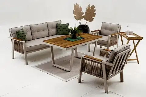 ARTE ALÜMİNYUM BAHÇE OTURMA GRUBU