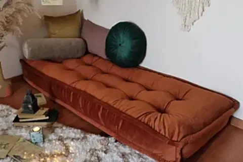 EVODEKO BOHO KİREMİT YER MİNDERİ