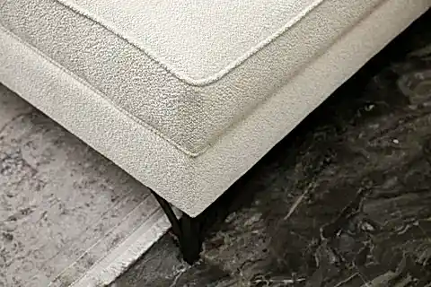 BERLİN SERİSİ L KOLTUK, KREM SİYAH, SOL KÖŞE