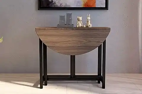 LİNA YUVARLAK KATLANIR MASA, 90X90