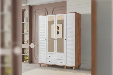HİRA GARDIROP, AYTAŞI, 4 KAPAKLI