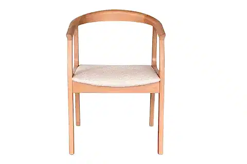 MATCH NATURAL AHŞAP SANDALYE