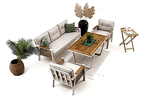 ARTE ALÜMİNYUM BAHÇE OTURMA GRUBU