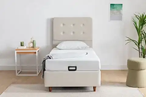 NOTTE BAZA VE BAŞLIK SETİ, KREM, 90X190