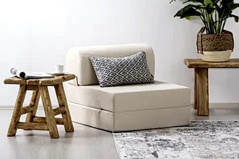 MAGİC KATLANIR YATAKLI TEK KİŞİLİK KOLTUK, BEJ