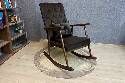 TREND SALLANAN SANDALYE, KAHVE, AHŞAP, CEVİZ AYAK