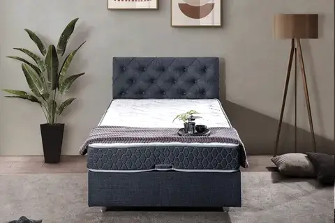 DOLCE BAZA BAŞLIK LETTO YATAK SETİ, LACİVERT, 100X200