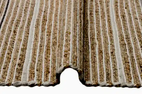 YUNİ JÜT HALI, 05, NATUREL GRİ, 80X200